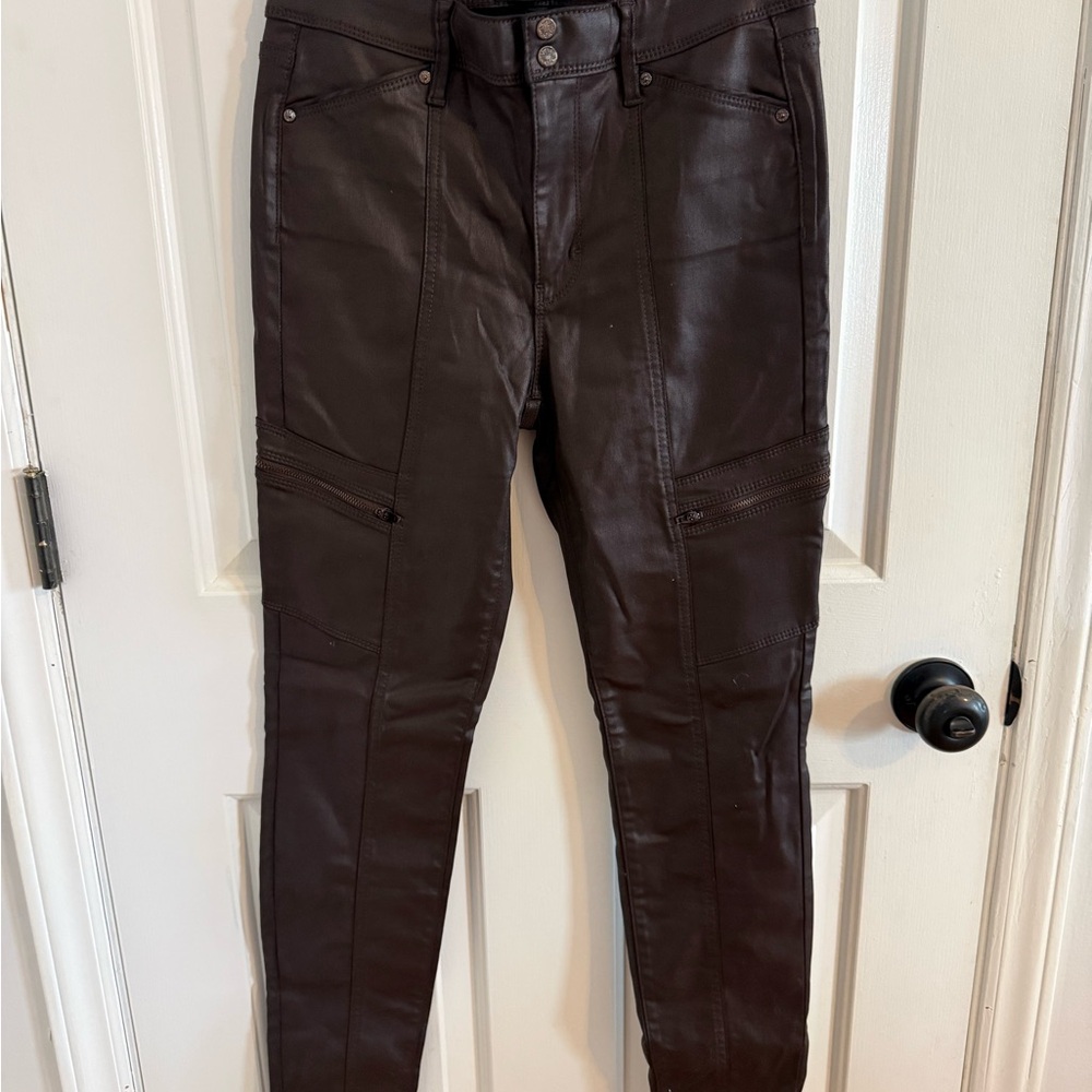 White House Black Market Dark Brown Skinny Jeans